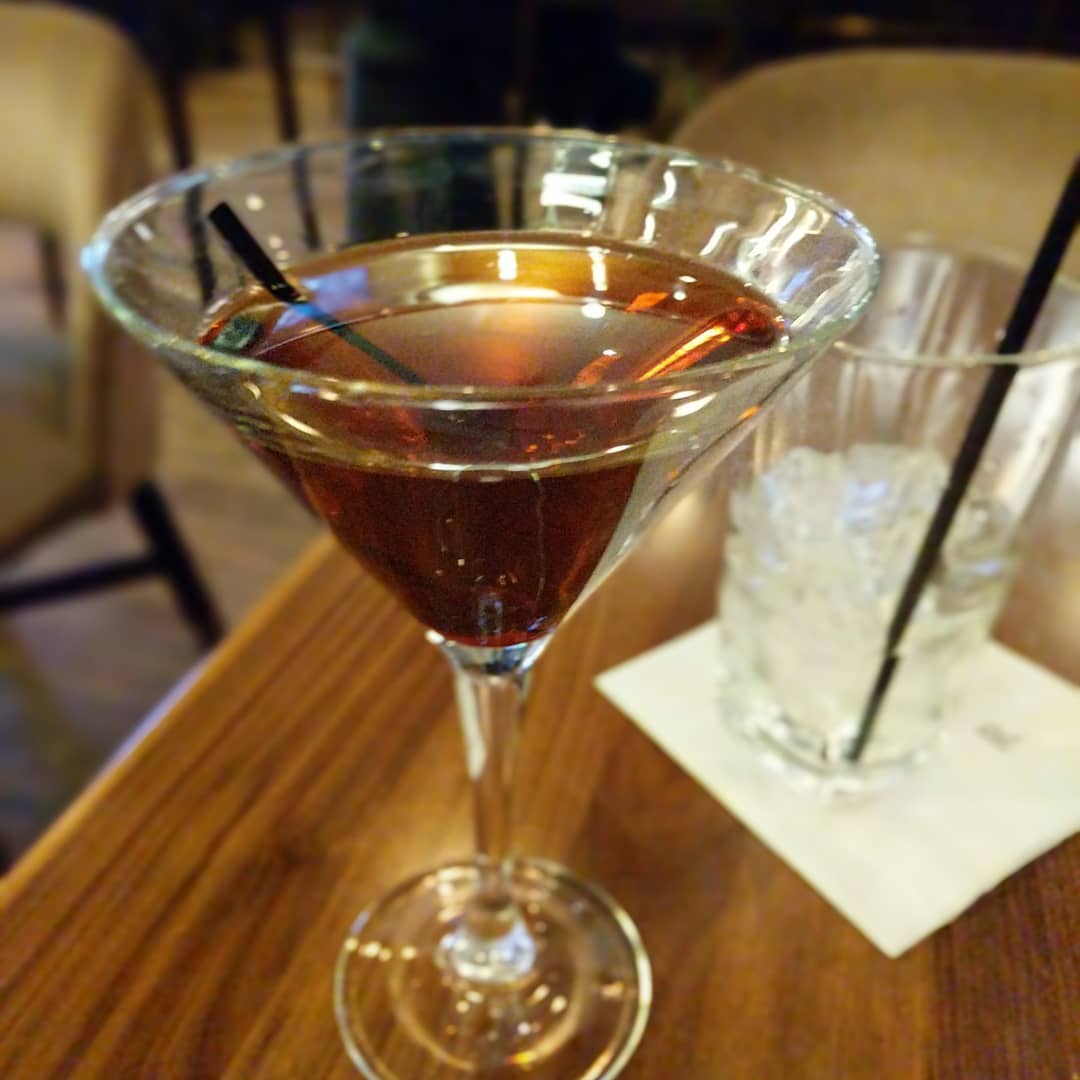 Another travel day, another cool drink… A Rob Roy in Minneapolis. In February. Yeah…