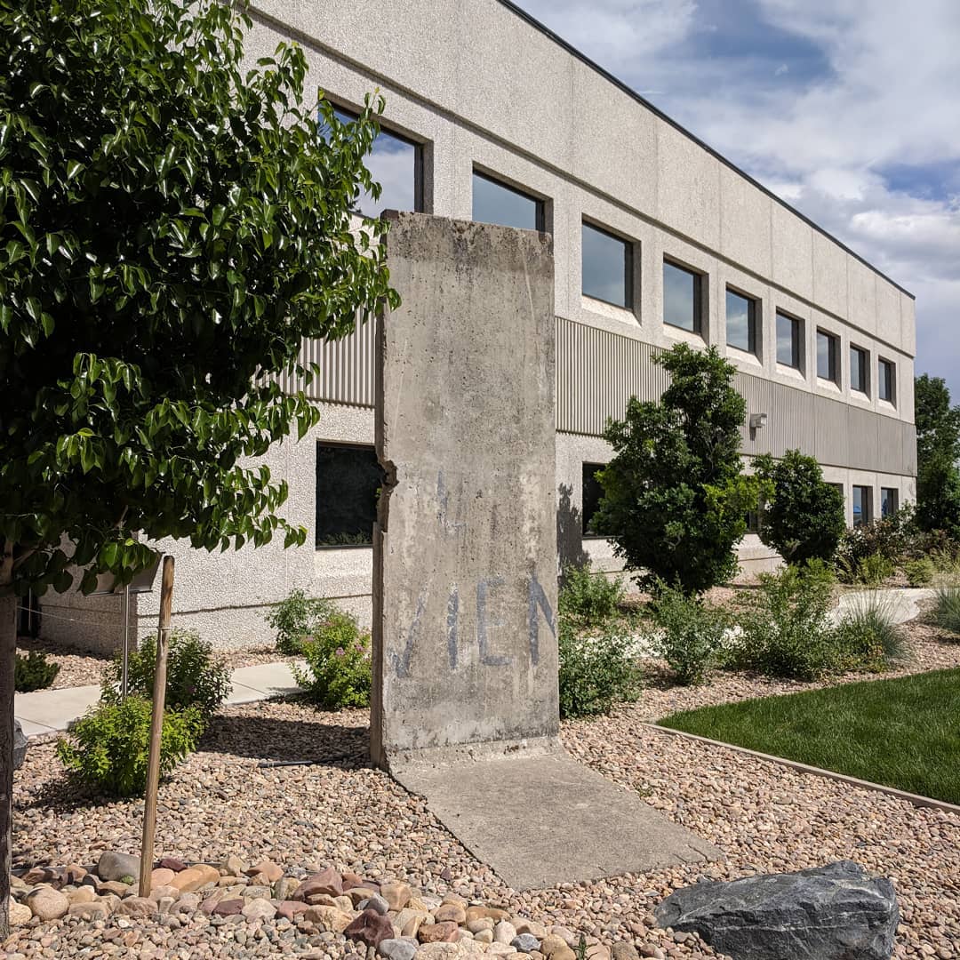 Pretty random… But did you know there’s a 7 foot tall section of the Berlin Wall in Colorado about an hour north of Denver?