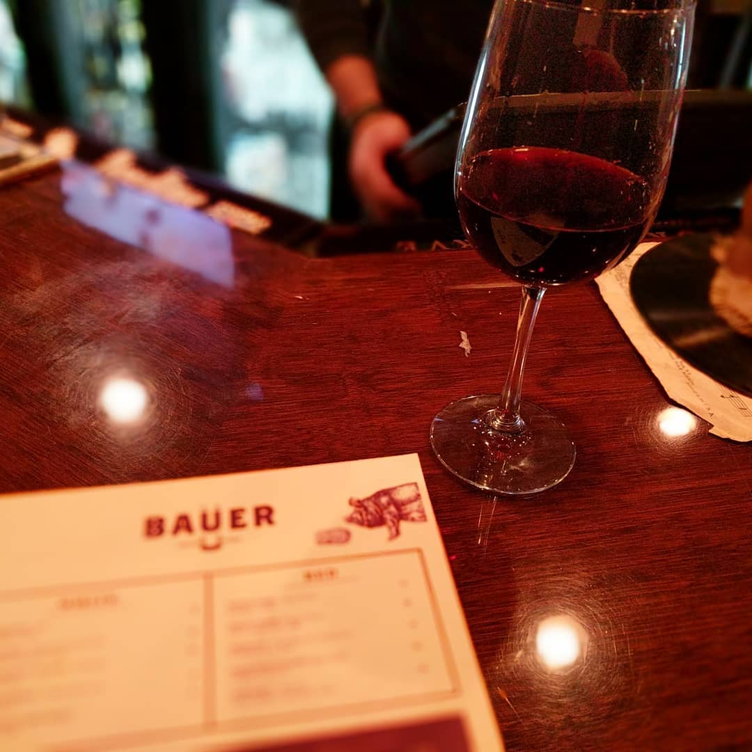 I have not had much #foodporn this week despite traveling… So tonight visiting one of my favorite haunts in Cincinnati; Bauer Farm Kitchen.

Start with a lovely Montepulciano.