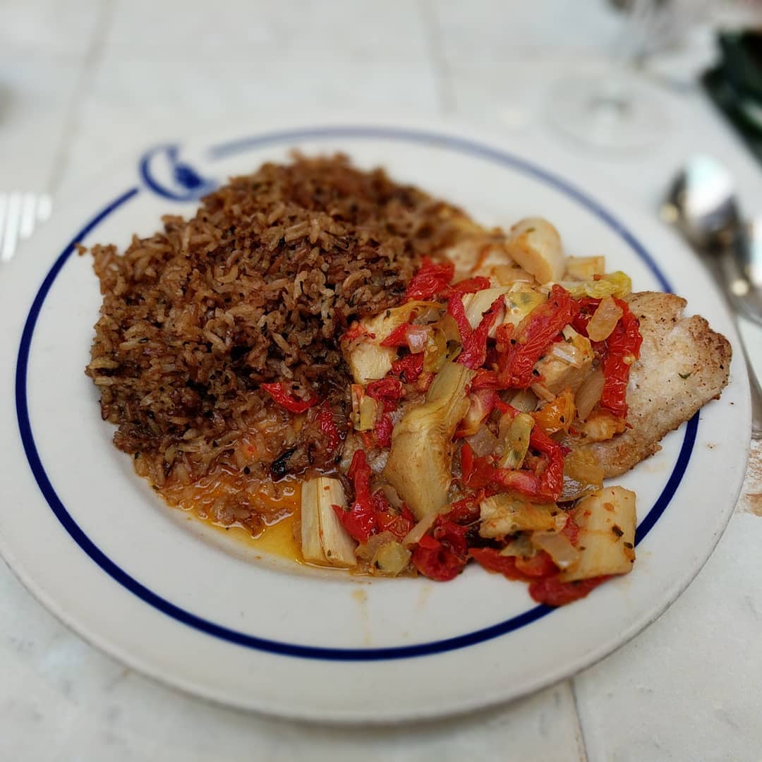 Red Snapper with “good rice” #foodporn