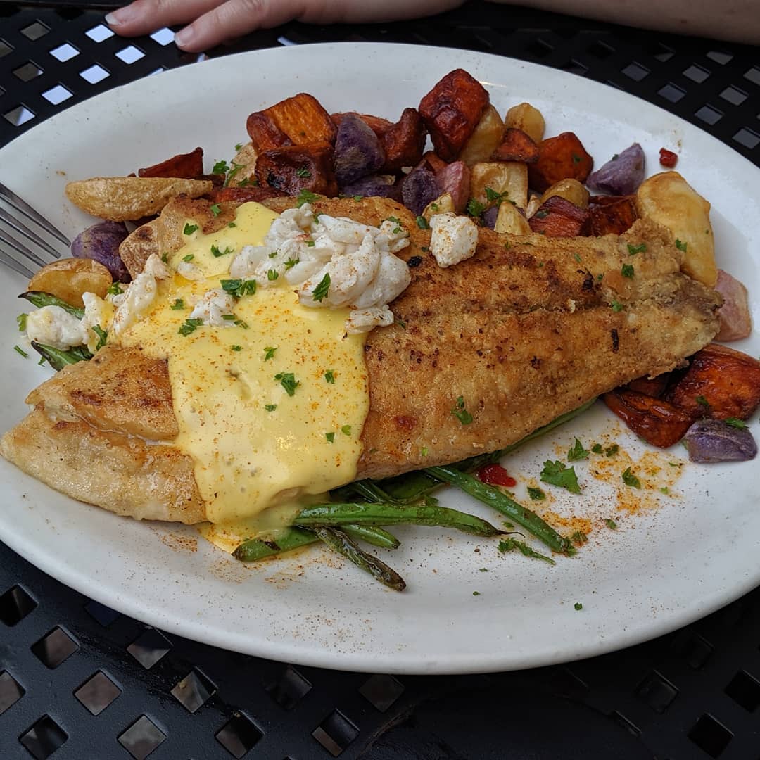 #foodporn double for tonight; redfish Pontchartrain.