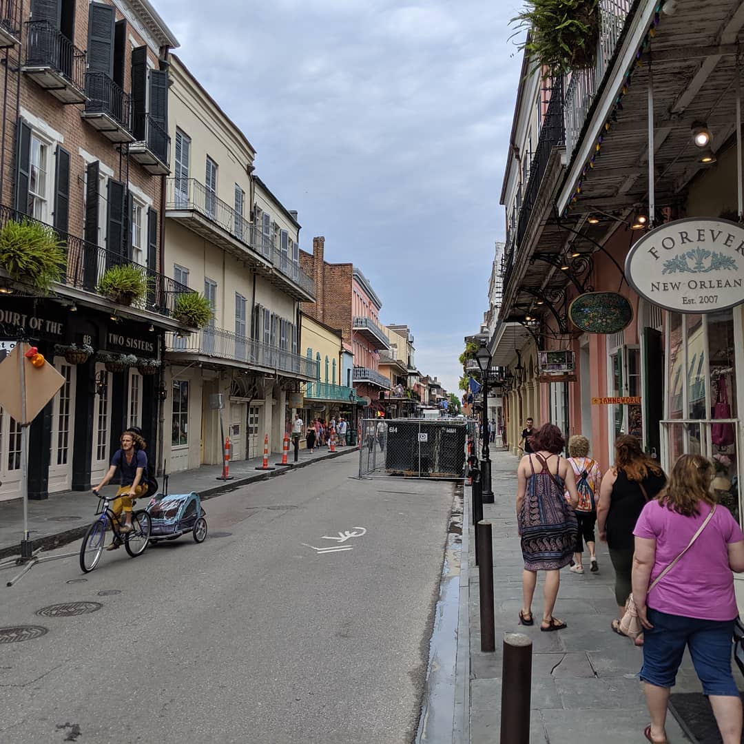 Really enjoying this walk around the French Quarter. #nola