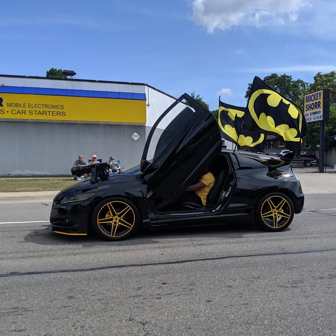 No, HE’s Batman… #woodwarddreamcruise