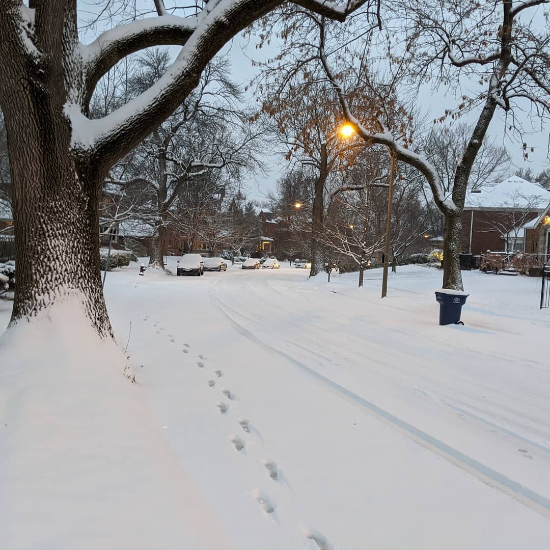 Compton Heights can be breathtaking in the snow. #comptonheights #citylife