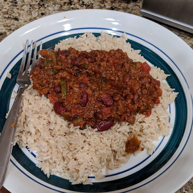 Mmm… Homemade chilli con carne.