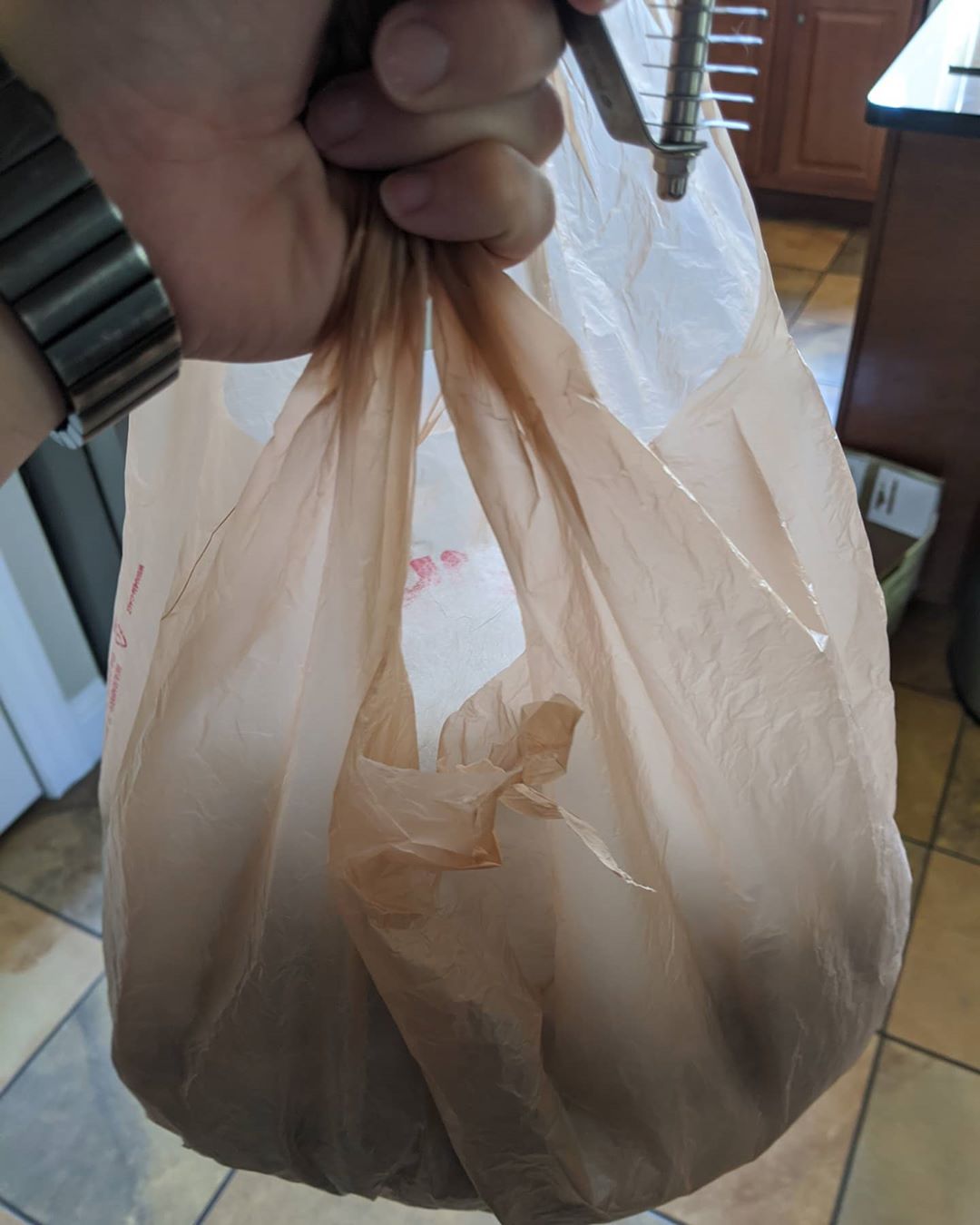 The weekly grocery bag of husky hair… #stlloki #huskiesofinstagram