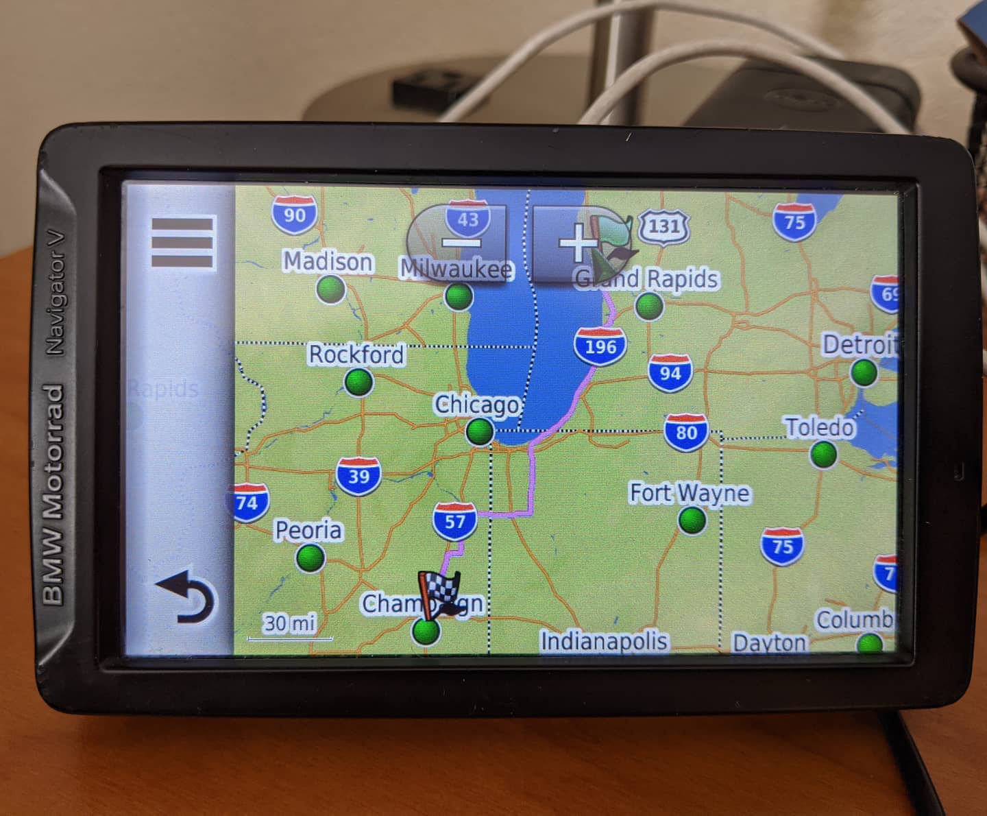 I mean, it ain't modern and it ain't fancy, but route planning like this in the comfort of my hotel room kinda beats paper and pencil and trying to remember my turns 🤣 #roadtrip #motorrad #michigan