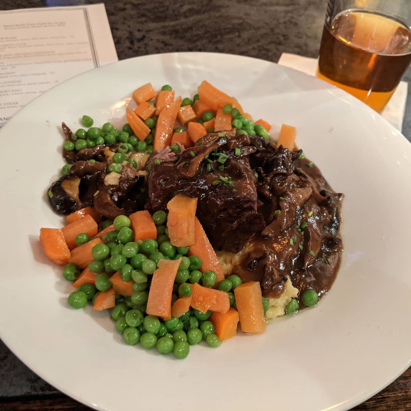 For a hotel bar, this place makes an awesome braised short ribs. #foodporn #cleveland