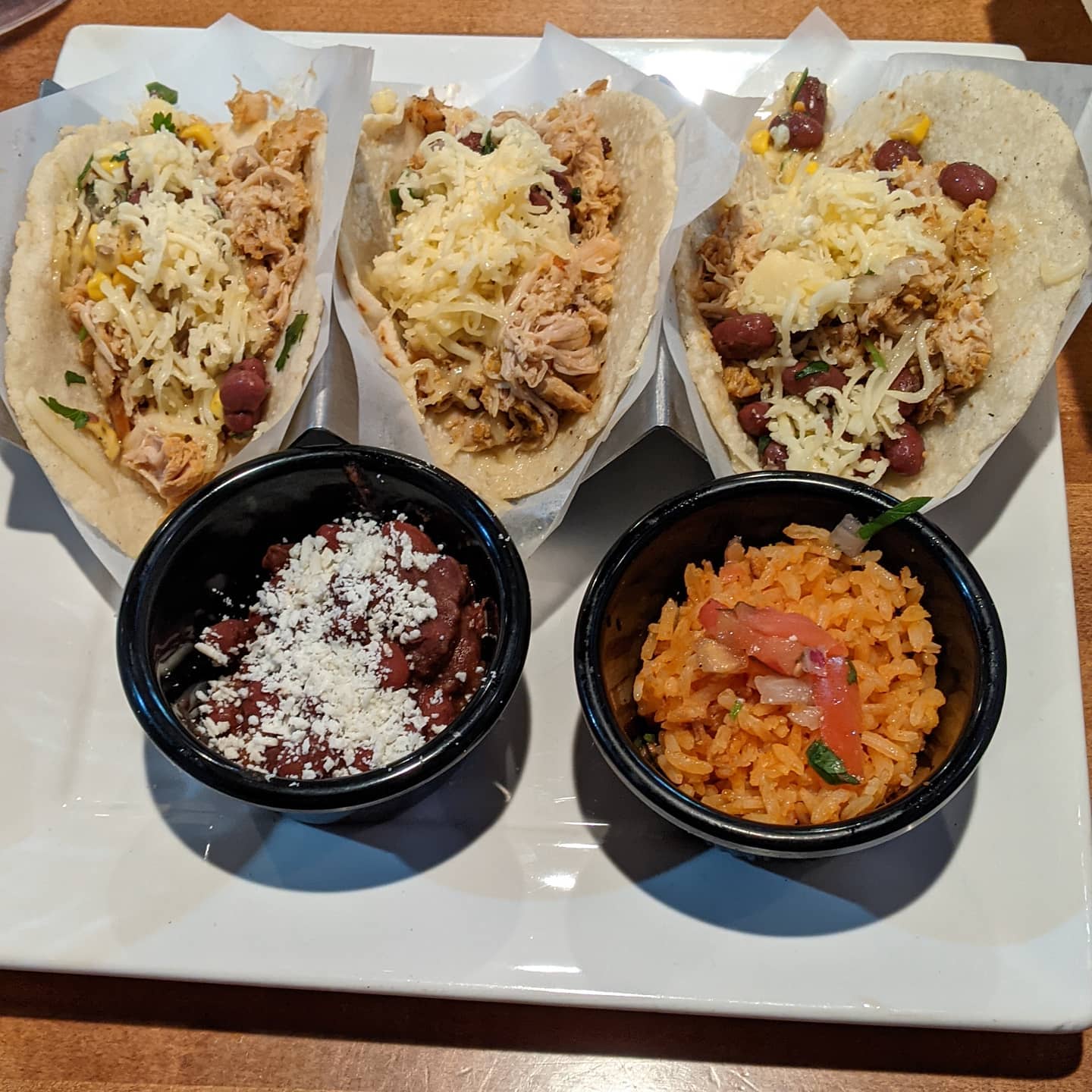 These are some of the best chicken tacos I've had in a while. #foodporn