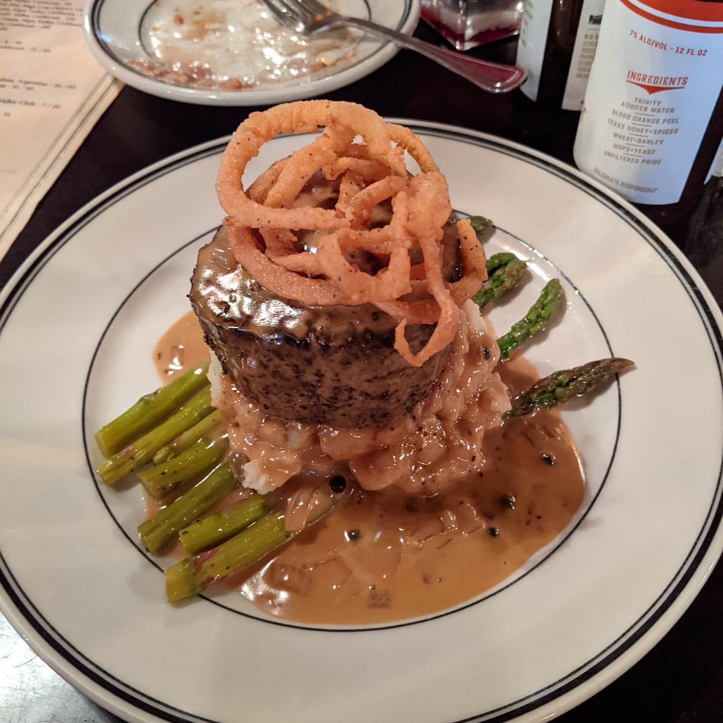 Steak au poivre. And freaking delicious #foodporn #texas #tylertexas