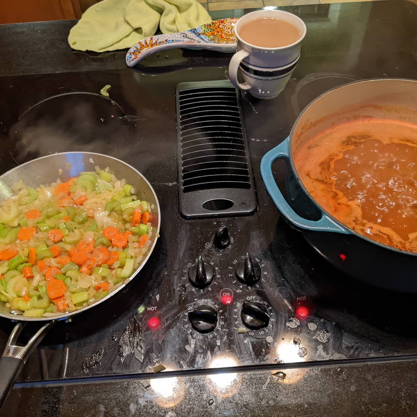 Still dealing with the tail end of having Covid. Lovely. So no travel, but home #foodporn in progress; when it's cold and you're still feeling a little sick after 10 days... Irish Stew.