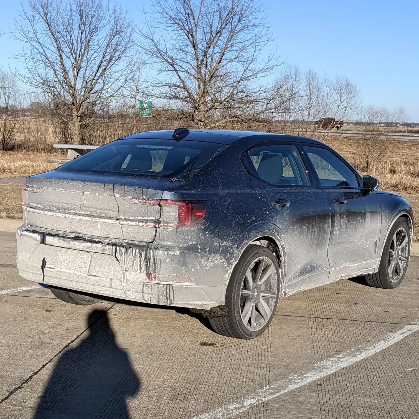 So this is what a week in Michigan in January does to ones car...