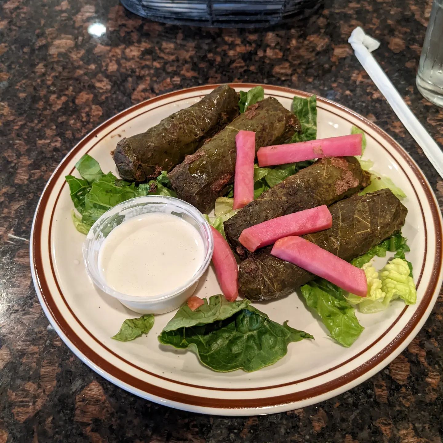 A little Mediterranean for dinner tonight #foodporn Delicious