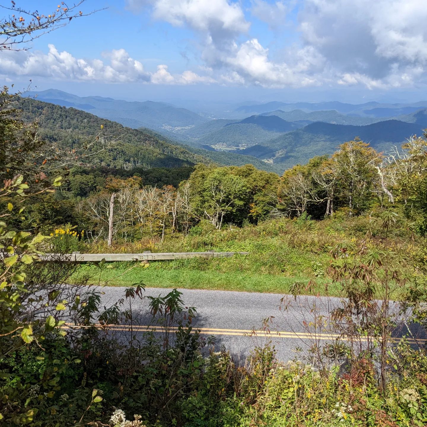 The Blue Ridge Parkway wasn't actually on my original plan... It is now