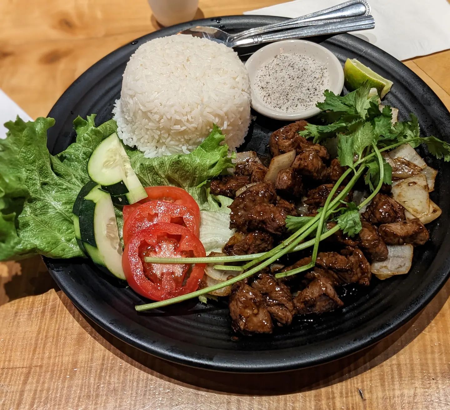 Dinner at one of my local go to restaurants tonight. Vietnamese deliciousness at Pho Long... #foodporn #citylife #stlouis #pholongstl